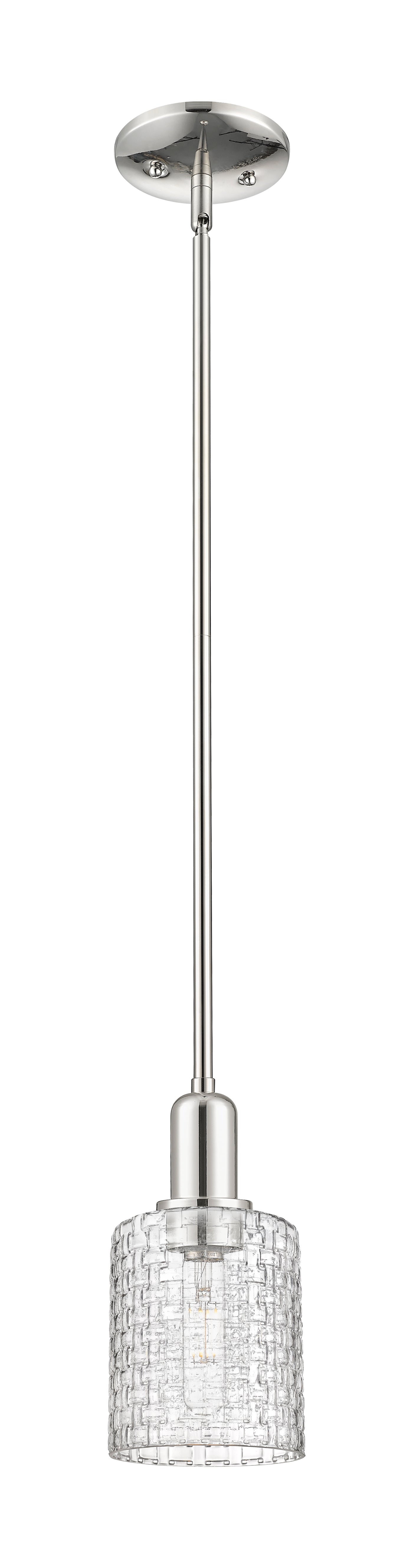 Arcadia Mini Pendant Brass Glass 5 Inch