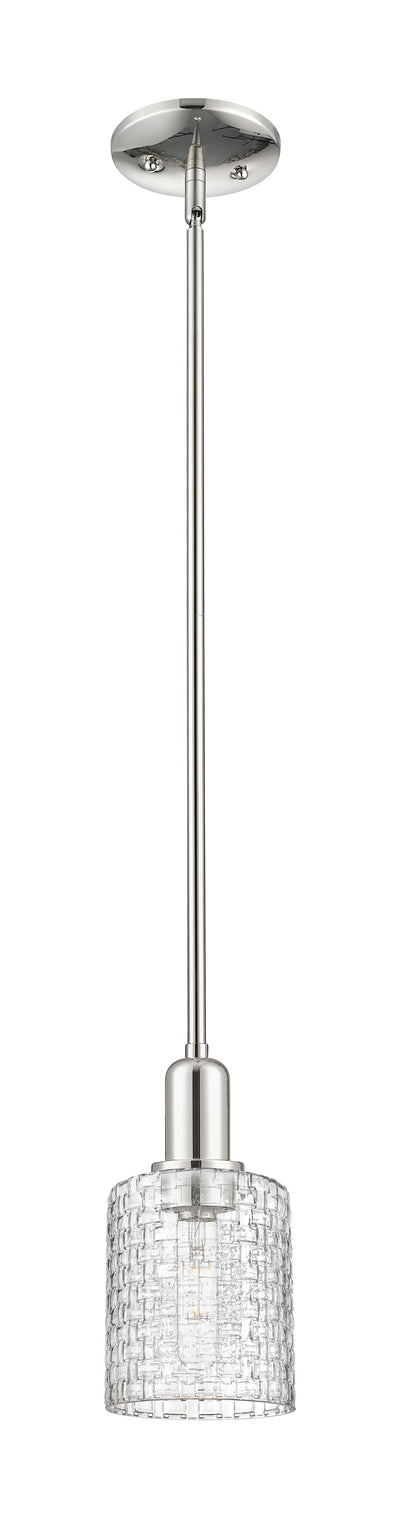 Arcadia Mini Pendant Brass Glass 5 Inch