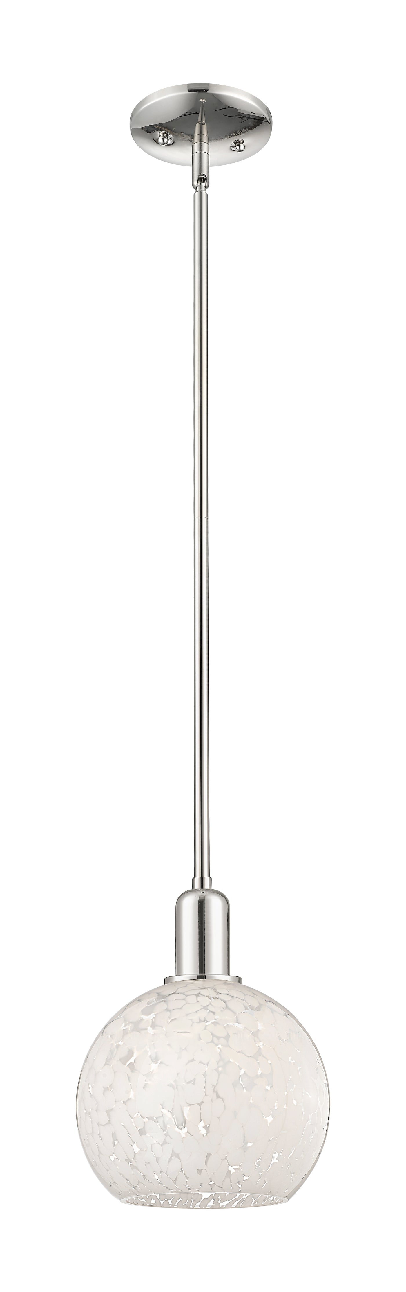 Arcadia Mini Pendant Antique Brass 8 Inch