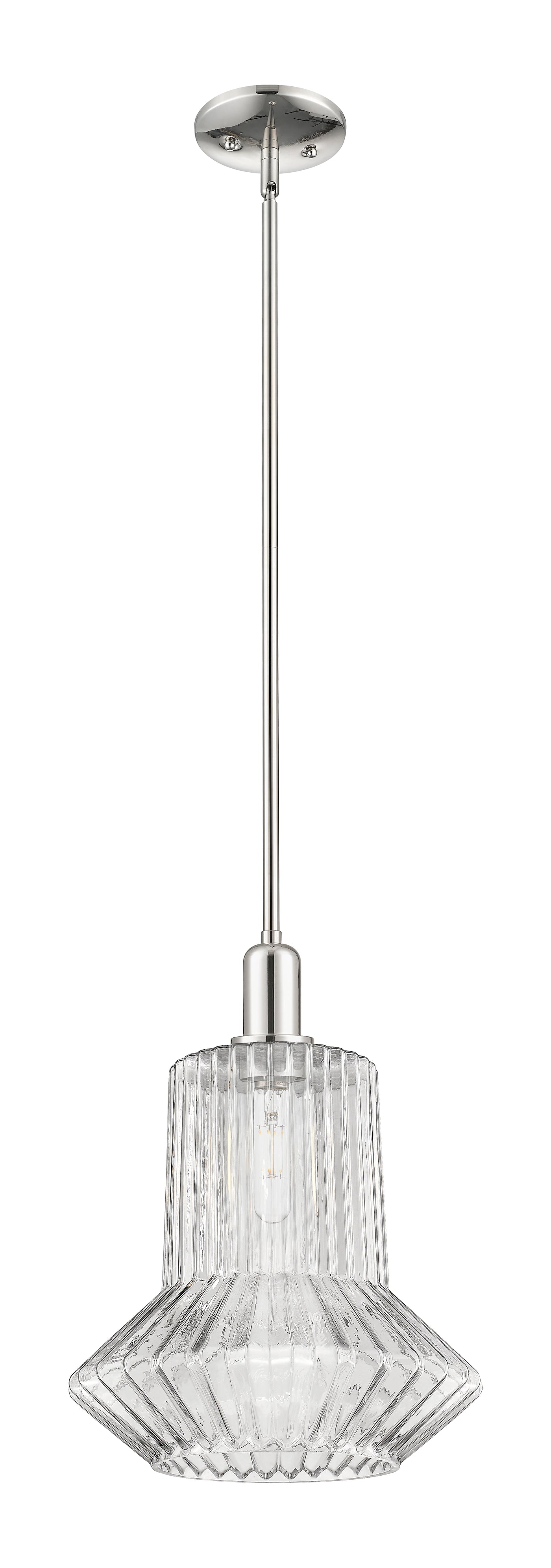 Arcadia Mini Pendant Antique Brass 12 Inch
