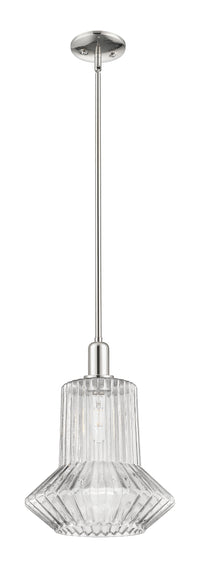 Arcadia Mini Pendant Antique Brass 12 Inch