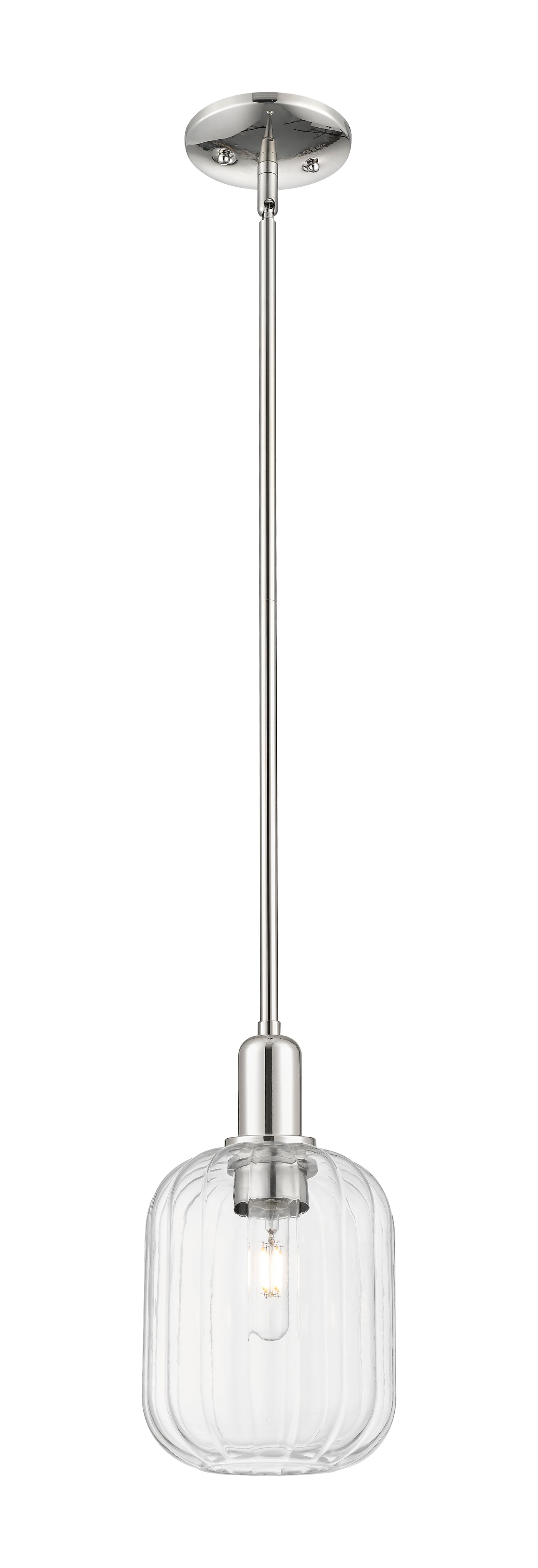 Arcadia Mini Pendant Antique Brass 6.75 Inch