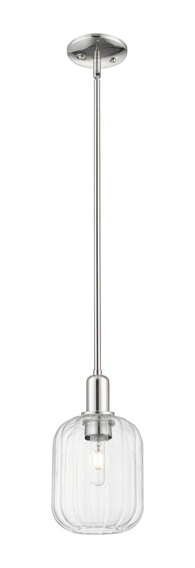 Arcadia Mini Pendant Antique Brass 6.75 Inch
