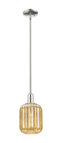 Arcadia Mini Pendant Antique Brass 6.75 Inch