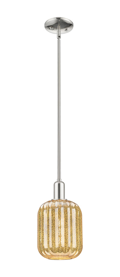 Arcadia Mini Pendant Antique Brass 6.75 Inch