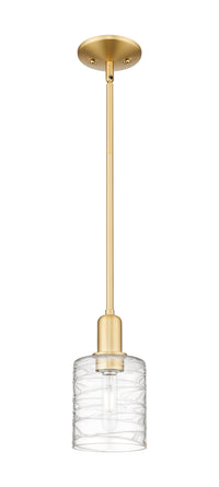 Arcadia Mini Pendant Antique Brass Steel Glass