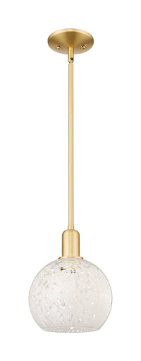 Arcadia Mini Pendant Antique Brass 8 Inch