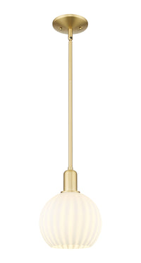 Arcadia Mini Pendant Glass Antique Brass