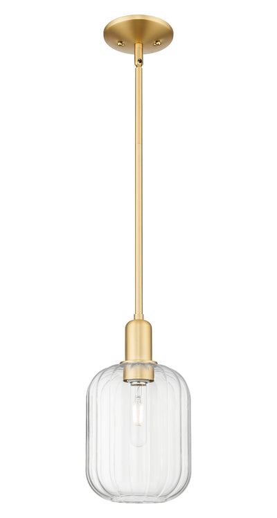 Arcadia Mini Pendant Antique Brass 6.75 Inch