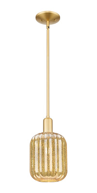 Arcadia Mini Pendant Antique Brass 6.75 Inch