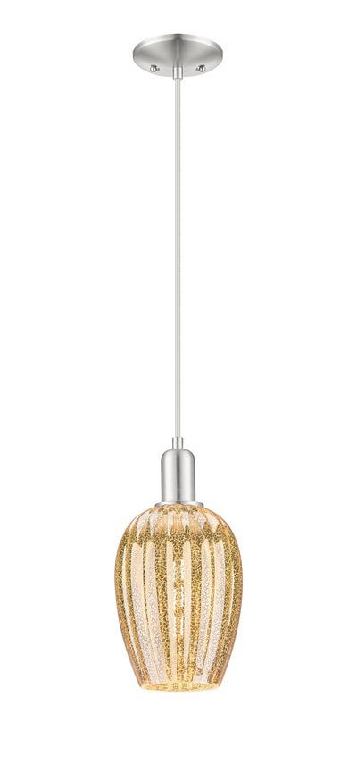 Arcadia Mini Pendant Antique Brass Finish
