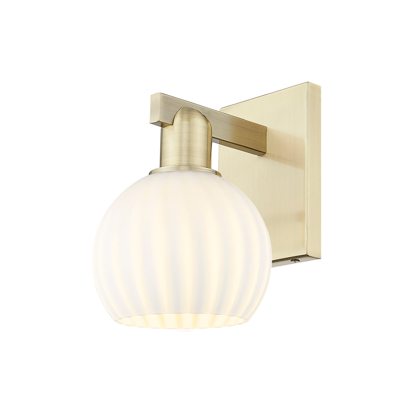Arcadia Sconce Cast Brass Modern Design
