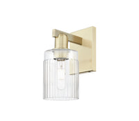 Arcadia Sconce Cast Brass Steel Glass