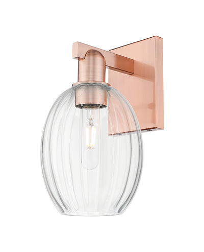 Arcadia Sconce Cast Brass Glass Steel