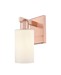 Arcadia Sconce Cast Brass Modern Glass