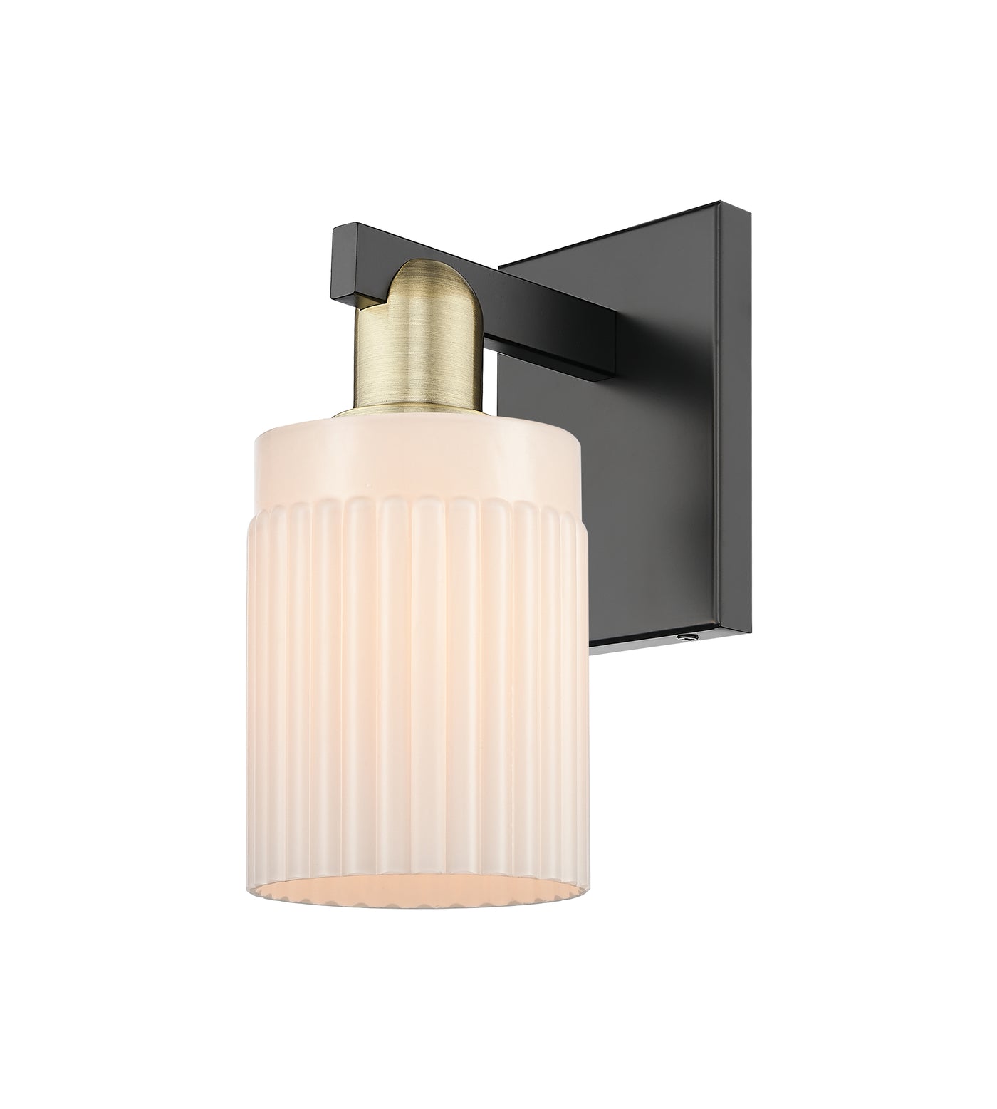 Arcadia Sconce Cast Brass Steel Glass