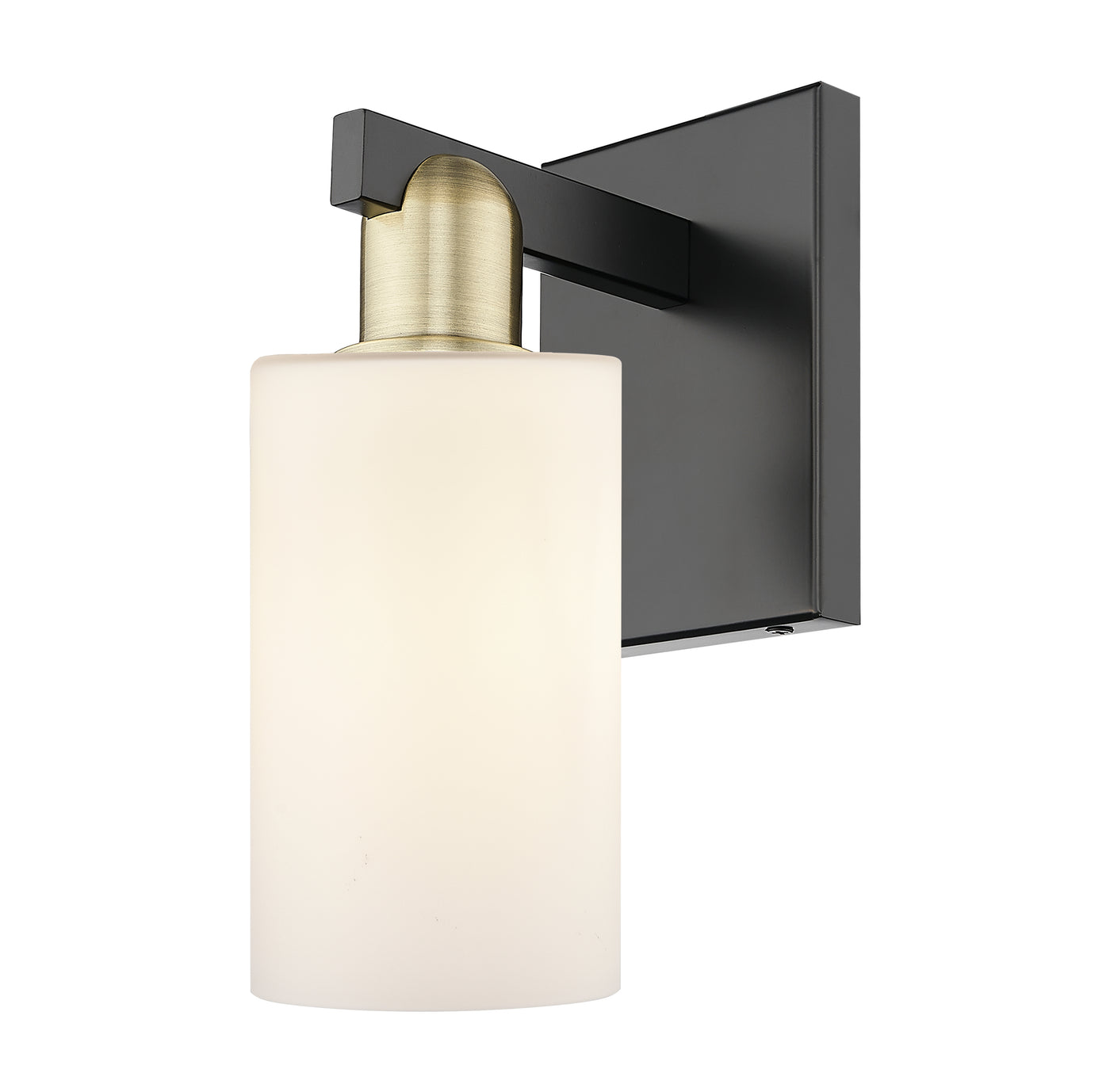Arcadia Sconce Cast Brass Modern Glass