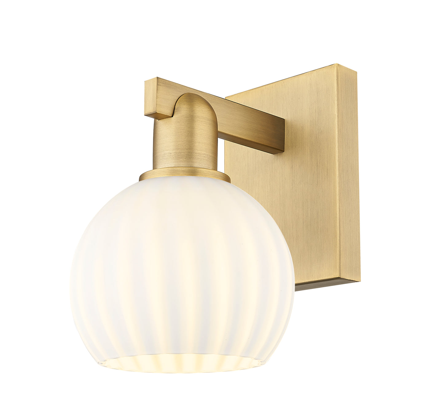 Arcadia Sconce Cast Brass Modern Design