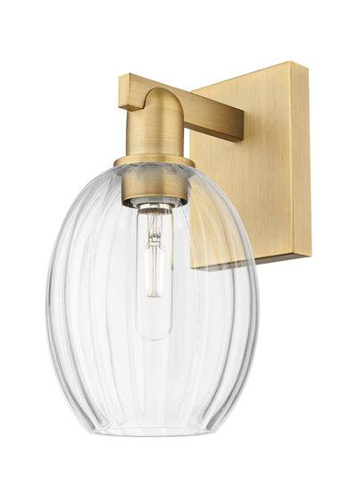 Arcadia Sconce Cast Brass Glass Steel