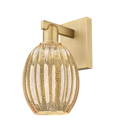 Arcadia Sconce Cast Brass Glass Steel
