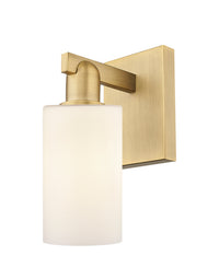 Arcadia Sconce Cast Brass Modern Glass