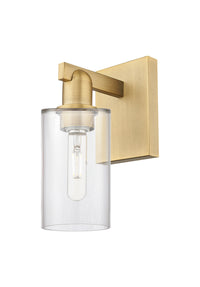 Arcadia Sconce Cast Brass Modern Glass