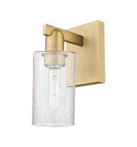 Arcadia Sconce Cast Brass Modern Glass