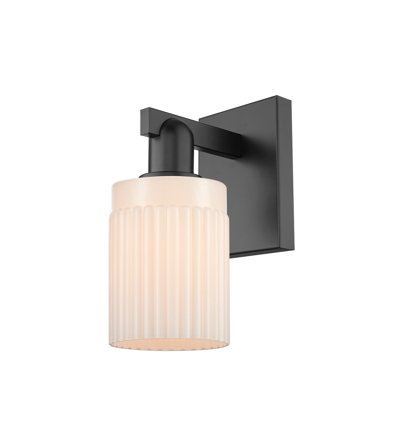 Arcadia Sconce Cast Brass Steel Glass