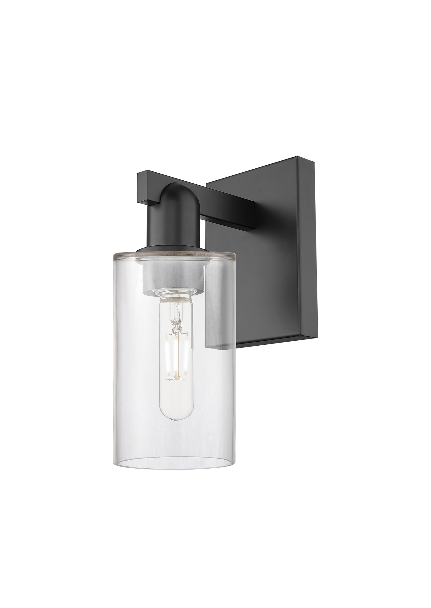 Arcadia Sconce Cast Brass Modern Glass
