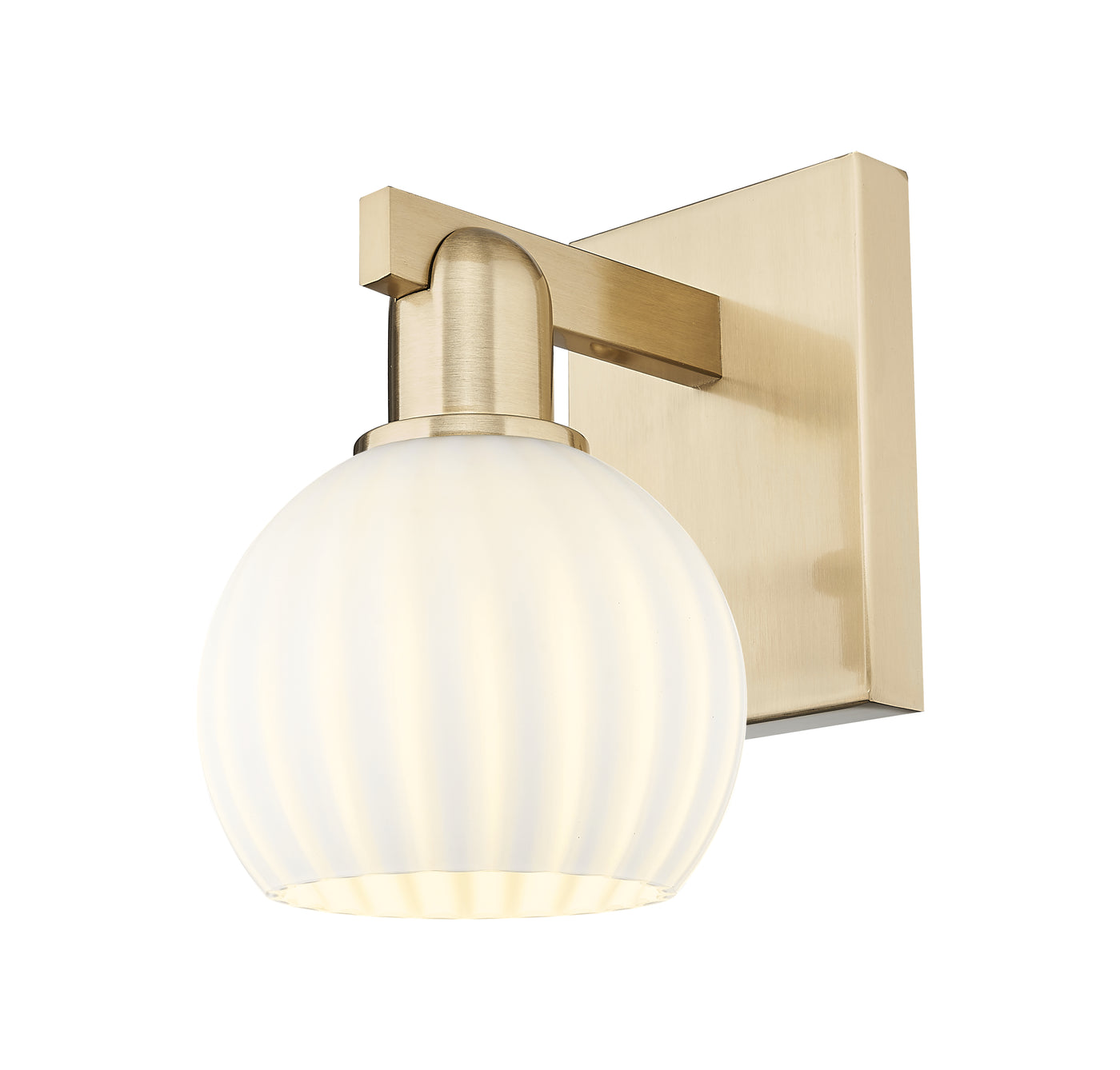 Arcadia Sconce Cast Brass Modern Design
