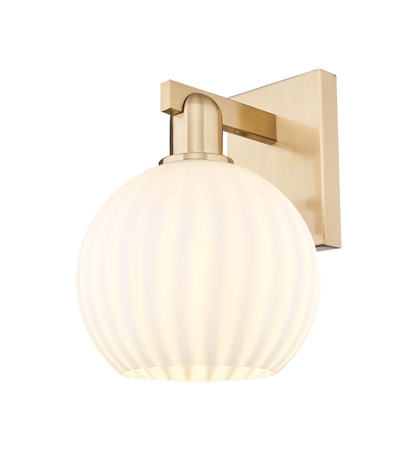 Arcadia Sconce Cast Brass Finish