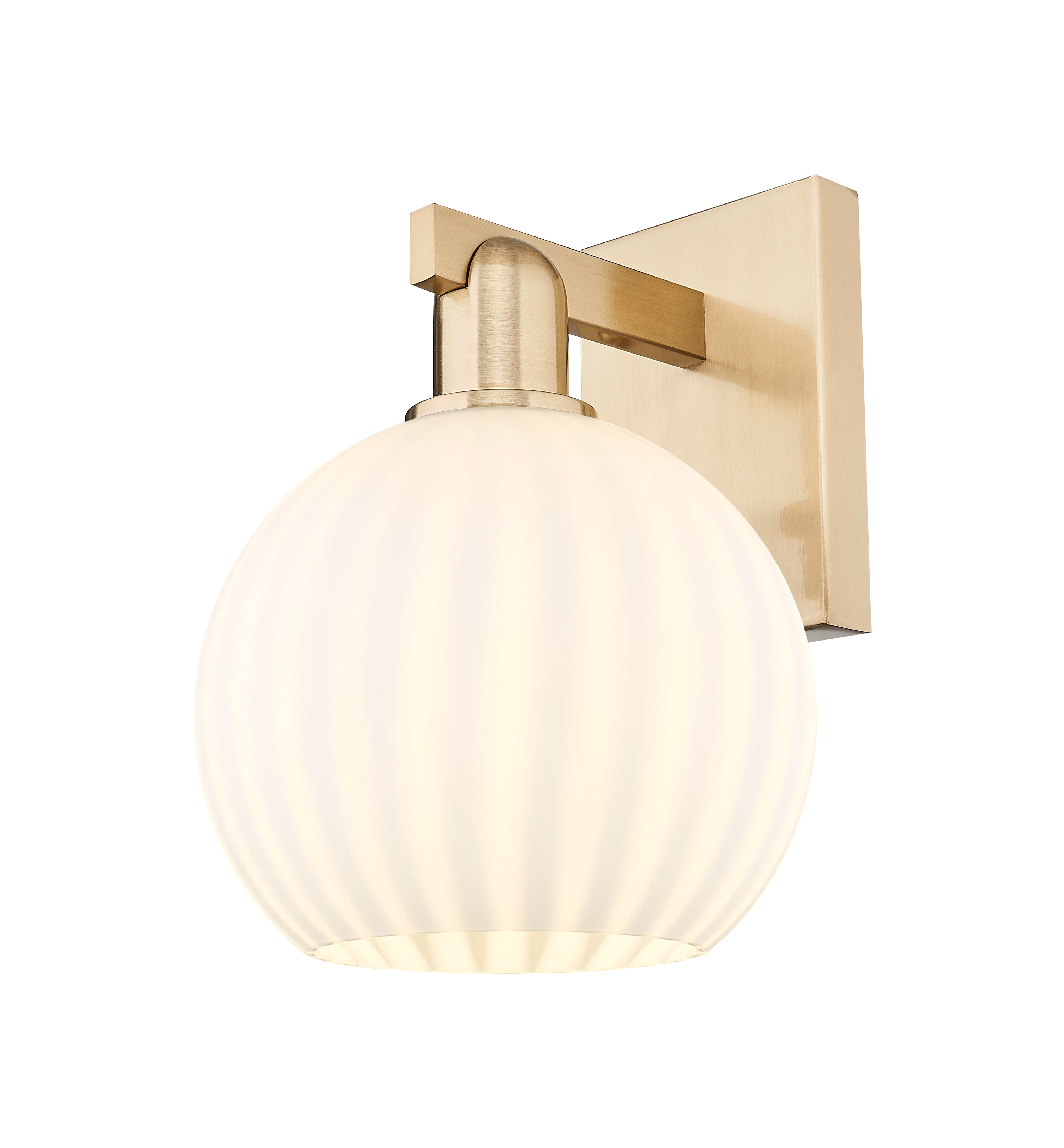 Arcadia Sconce Cast Brass Finish