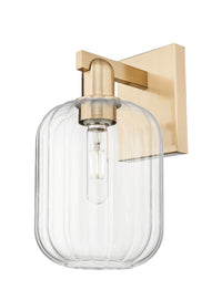 Arcadia Sconce Cast Brass Finish