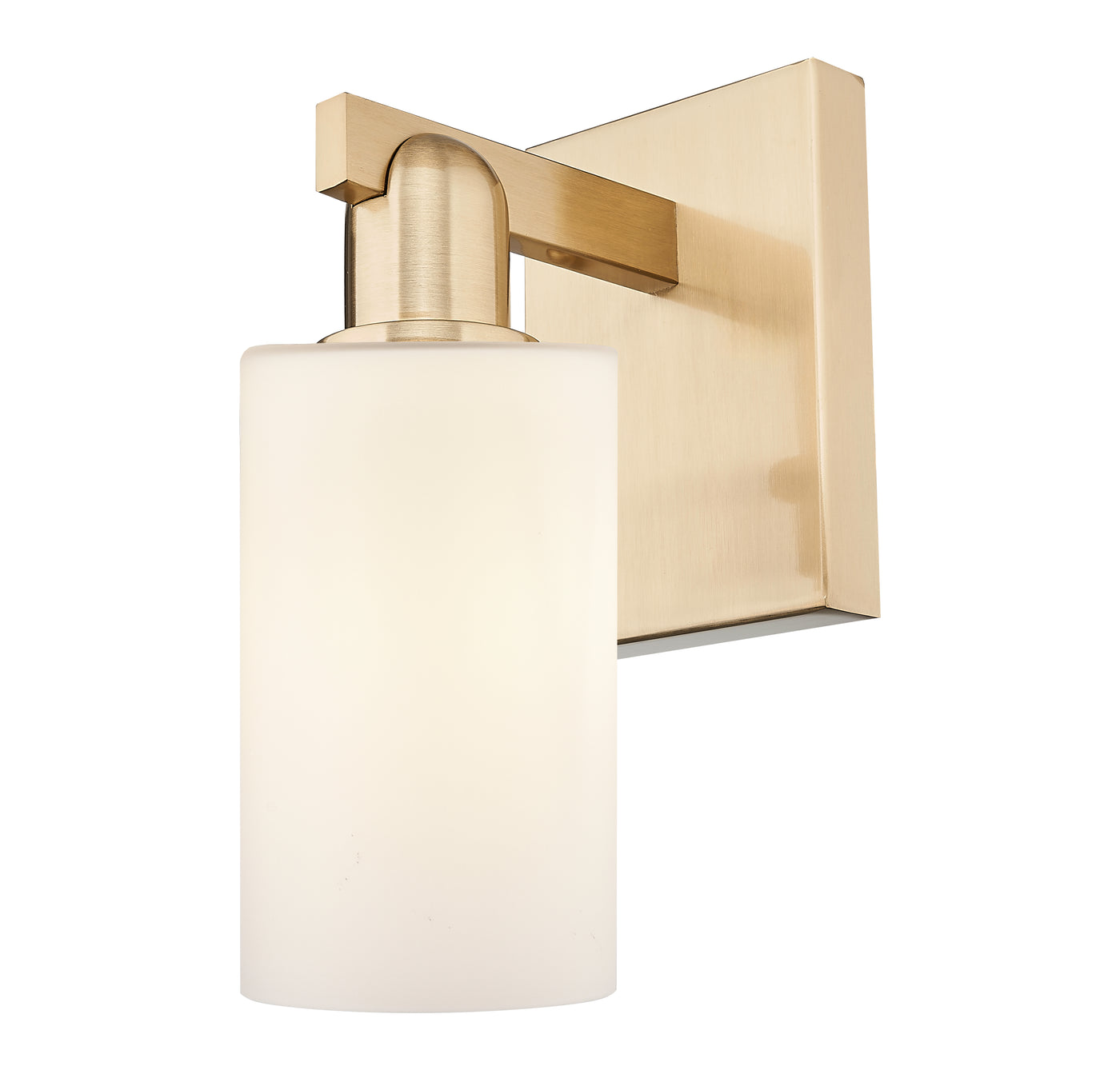 Arcadia Sconce Cast Brass Modern Glass