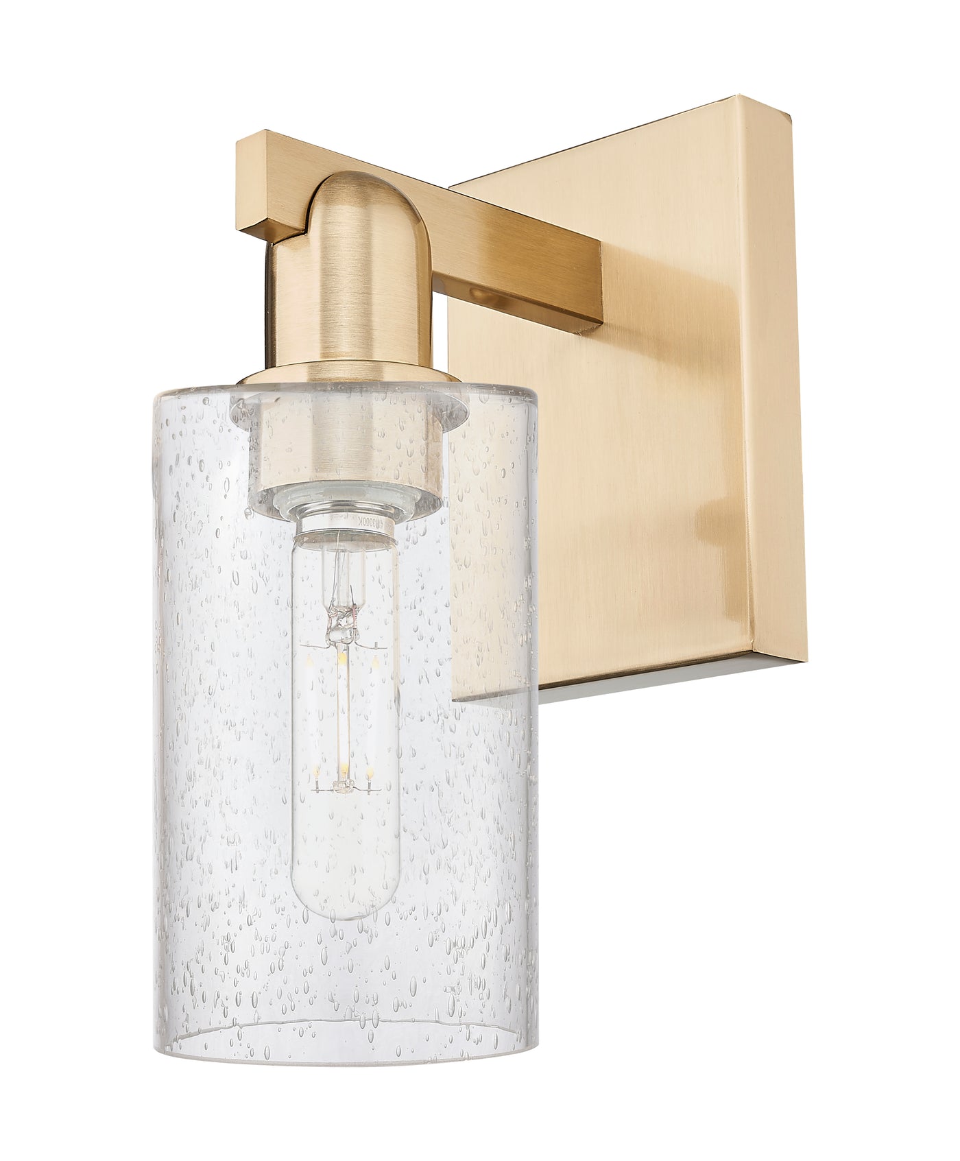 Arcadia Sconce Cast Brass Modern Glass