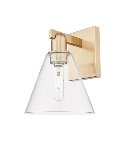 Arcadia Sconce Brass Glass Steel