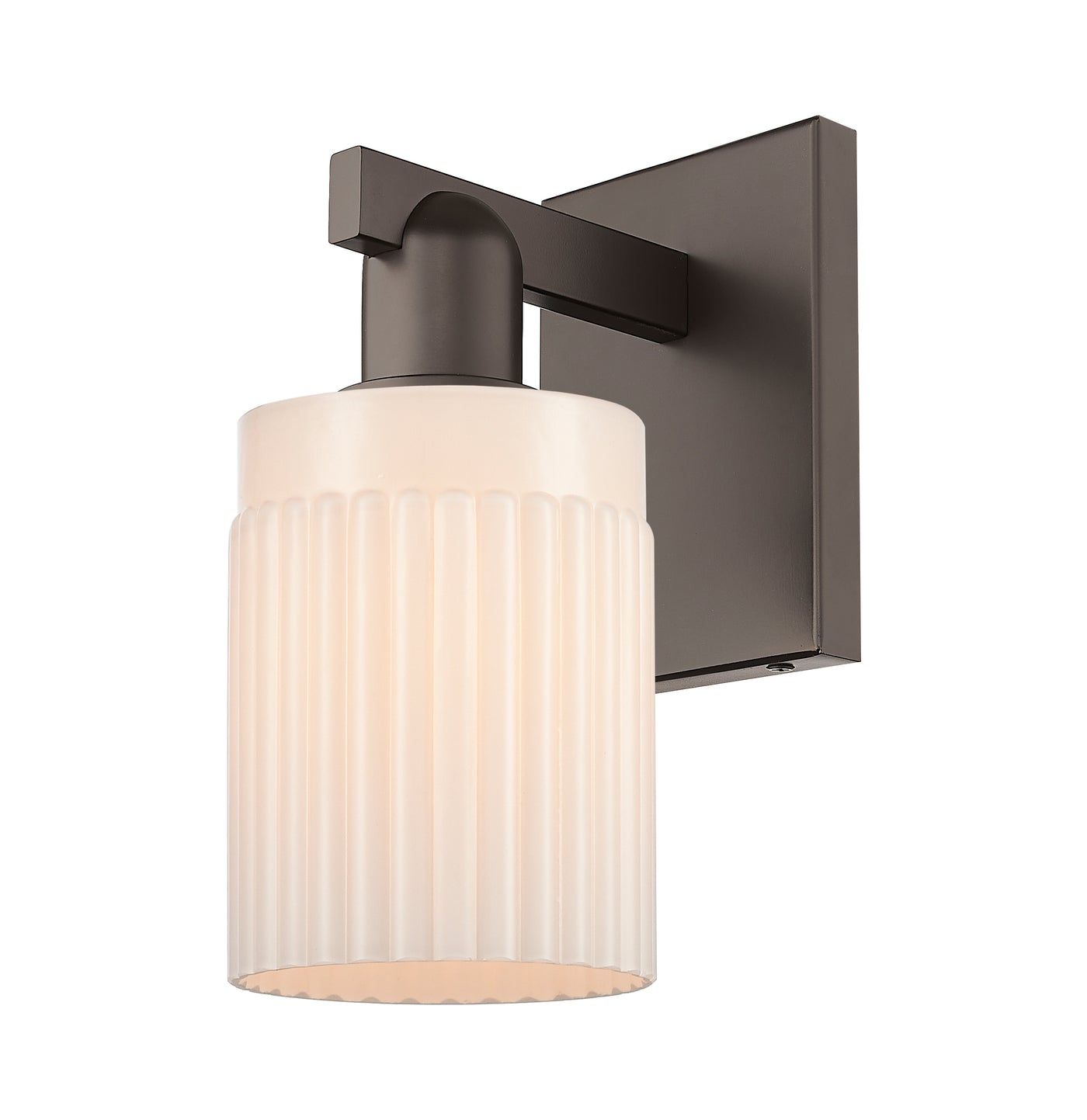 Arcadia Sconce Cast Brass Steel Glass