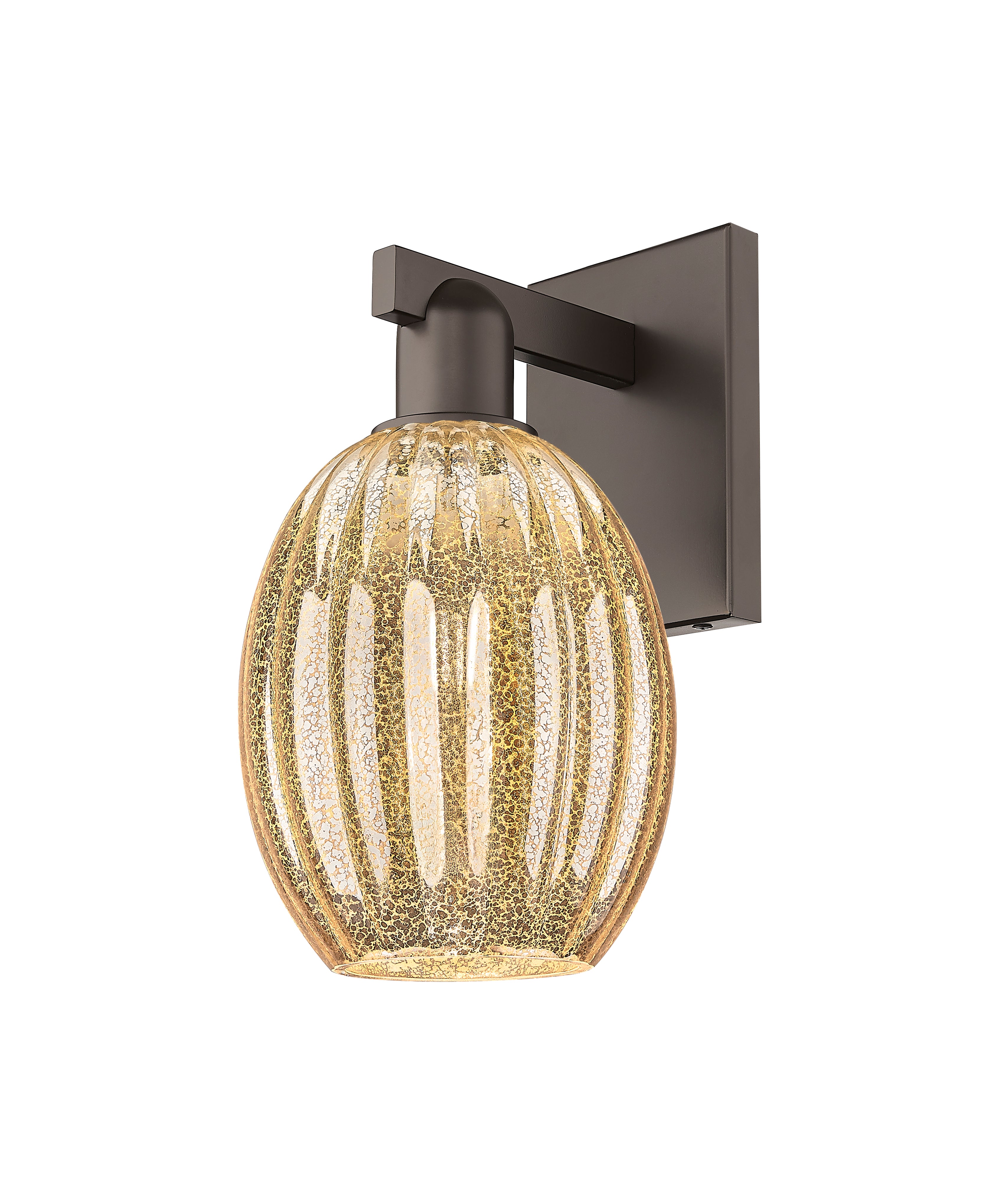 Arcadia Sconce Cast Brass Glass Steel