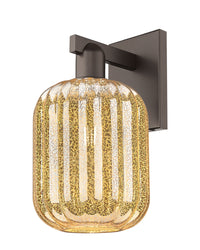 Arcadia Sconce Cast Brass Finish