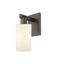 Arcadia Sconce Cast Brass Modern Glass