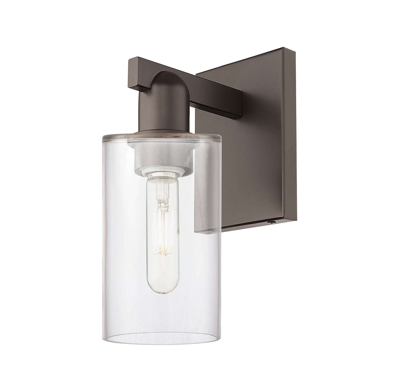 Arcadia Sconce Cast Brass Modern Glass