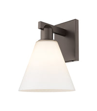 Arcadia Sconce Brass Glass Steel