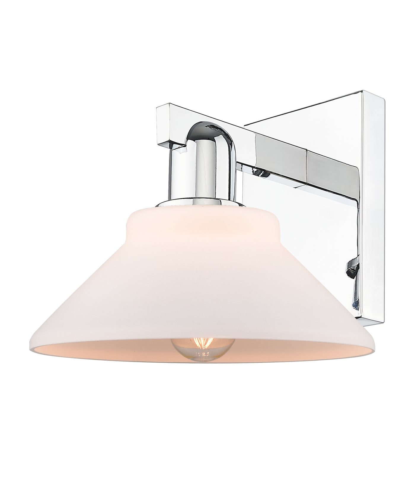 Arcadia Sconce Cast Brass Glass Steel