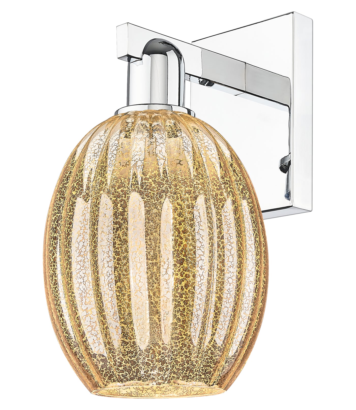 Arcadia Sconce Cast Brass Glass Steel