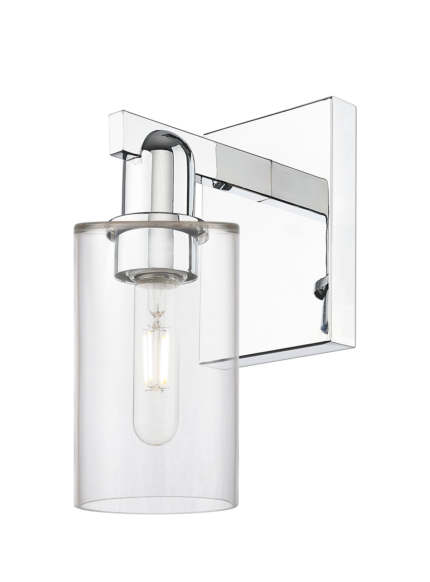 Arcadia Sconce Cast Brass Modern Glass