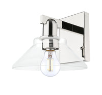 Arcadia Sconce Cast Brass Glass Steel