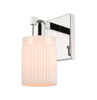 Arcadia Sconce Cast Brass Steel Glass