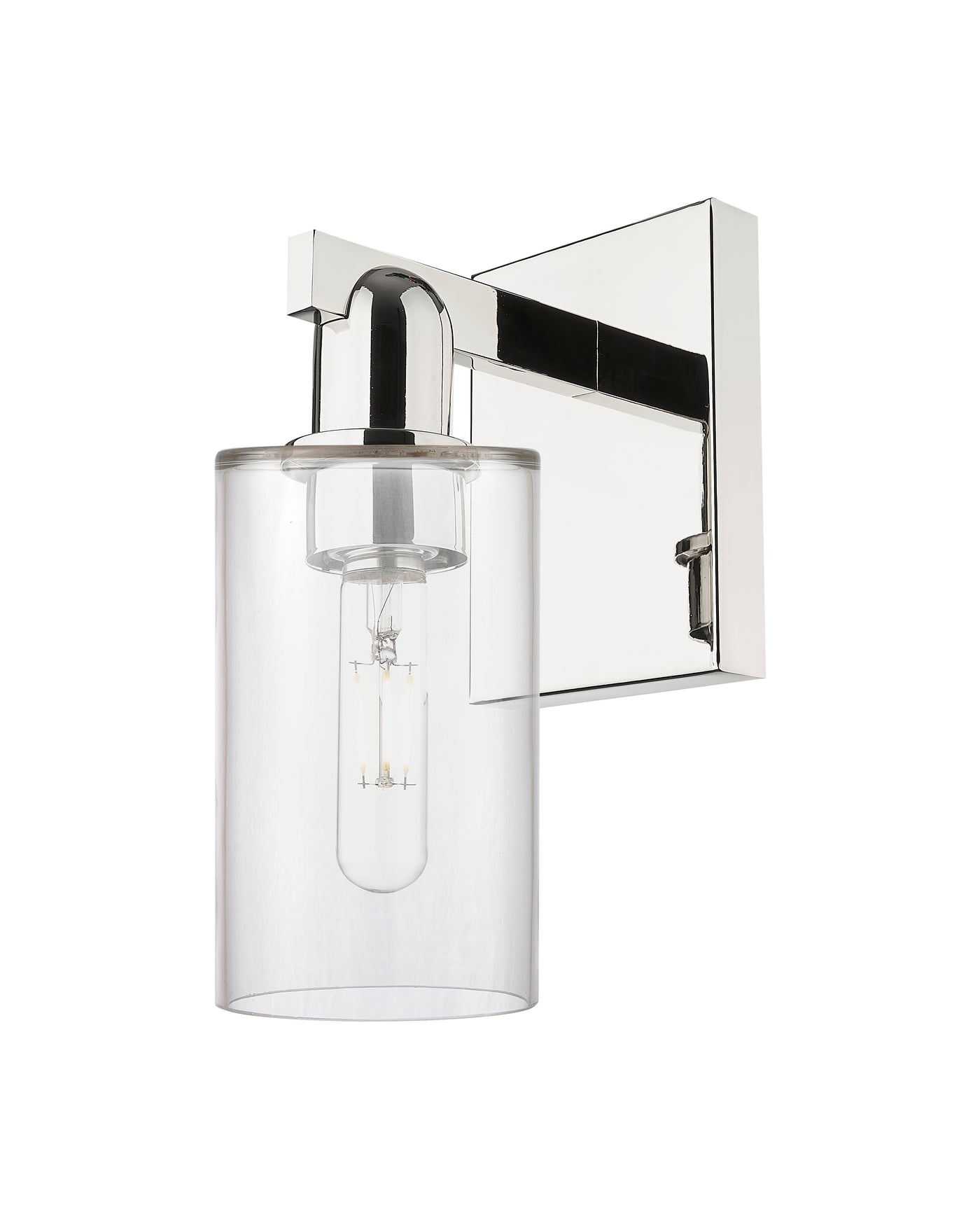Arcadia Sconce Cast Brass Modern Glass