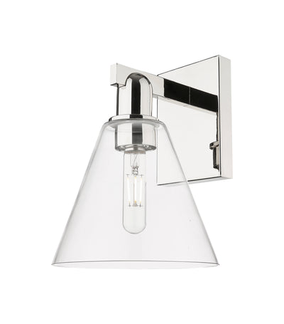 Arcadia Sconce Brass Glass Steel