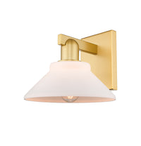 Arcadia Sconce Cast Brass Glass Steel